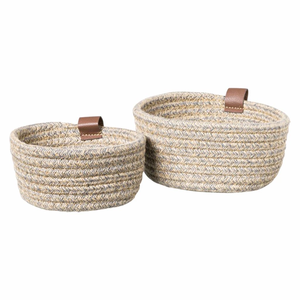 Mandjes Set 2stuks Nature 01