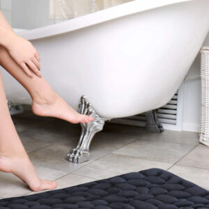 Badmat Bad mat Zwart 02