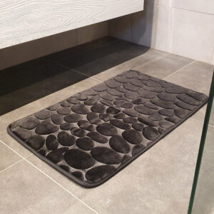 Badmat Bad mat Zwart 07