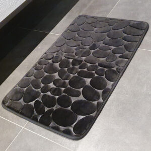 Badmat Bad mat Zwart 08