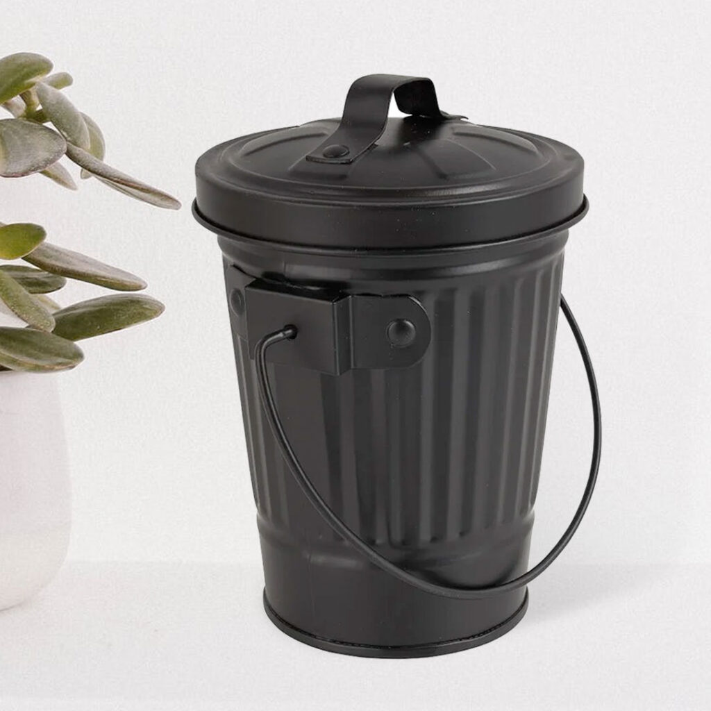 Prullenbakje Zwart 01