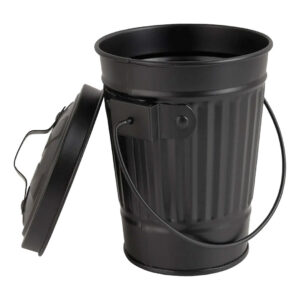 Prullenbakje Zwart 02