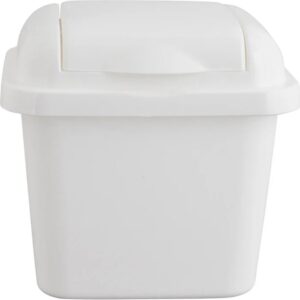 Kunststof Tafel Prullenbak wit 02