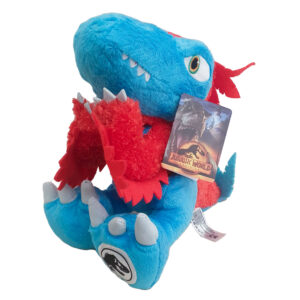 Jurrasic World Knuffel Blauw Rood 1