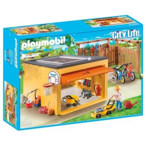 Playmobil 9368 Fietsenstalling garage 01
