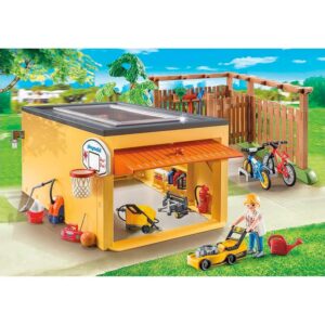 Playmobil 9368 Fietsenstalling garage 03