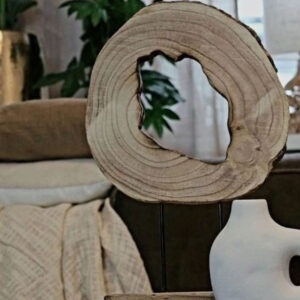 Houten staande decoratie boomstam 03