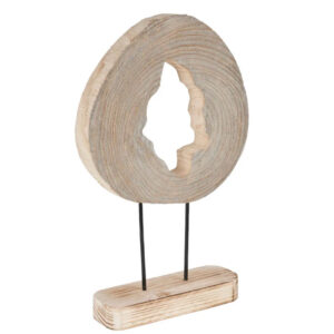 Houten staande decoratie boomstam 05