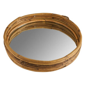 Rotan Spiegel 30cm 01