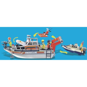 Playmobil city action 70140 brandweer boot 01