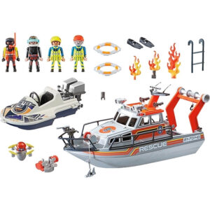 Playmobil city action 70140 brandweer boot 05