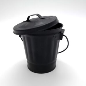 Prullenbakje Tafel afvalbakje Zwart 04