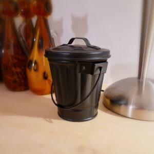 Prullenbakje Tafel afvalbakje Zwart 05