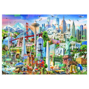 Educa puzzel Landmarks Amerika 1500 stukjes 02