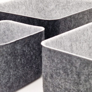 Mand Vilt Set van 4 opberger 03