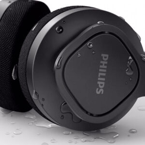 Philips Draadloze Sport Koptelefoon zwart 01