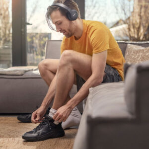 Philips Draadloze Sport Koptelefoon zwart 02