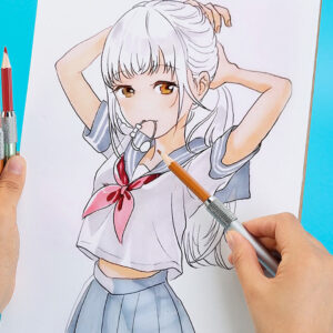 Potlood verlenger koperkleur set van 3 06