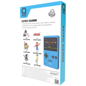 Retro Spelcomputer Gameboy Blauw 05