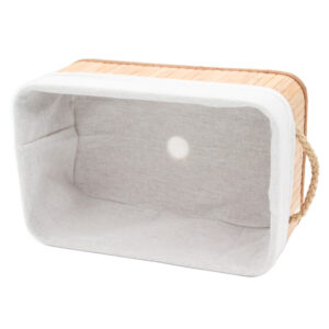 Bamboe mand 28x18x12cm met handgrepen 02