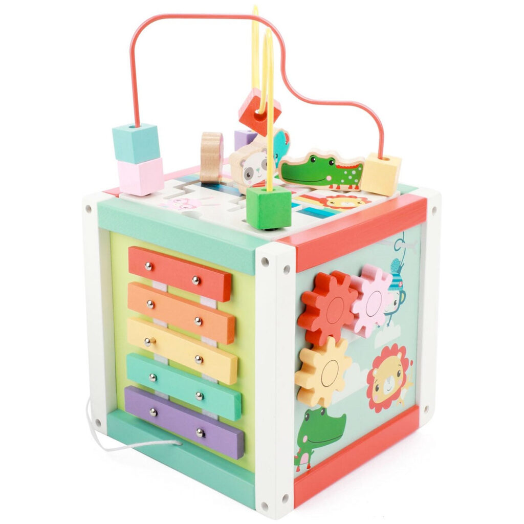 Fisher Price Activiteiten Kubus Hout 01