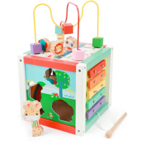 Fisher Price Activiteiten Kubus Hout 03