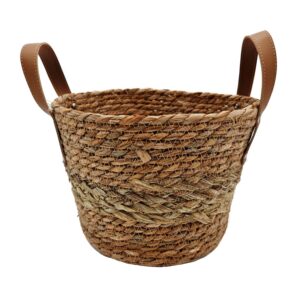 Manden set van 3 met leren hengsel 02