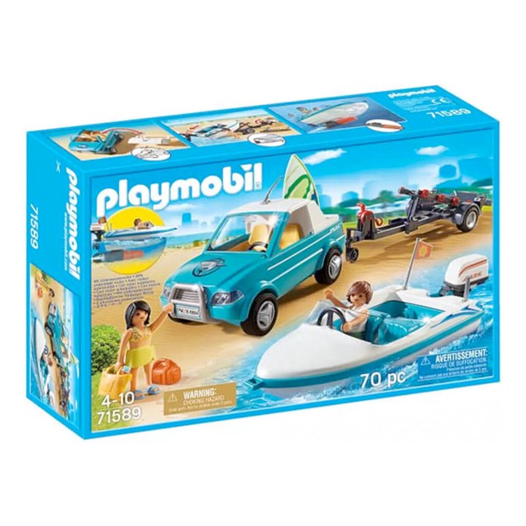 PLAYMOBIL® Surfer Pickup met Speedboot 71589 01
