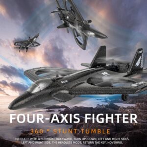 Wonky Monkey RC Quadcopter Drone Straaljager 3 Propellors Vliegtuig 2.4 Ghz Bestuurbaar Vliegtuig Zwart 06