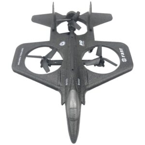 Wonky Monkey RC Quadcopter Drone Straaljager 3 Propellors Vliegtuig 2.4 Ghz Bestuurbaar Vliegtuig Zwart 10