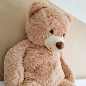 XXL Beige Knuffel Beer Teddybeer 100cm Knuffels Pluche Beer 100cm Hoge kwaliteit Knuffeldier Teddybear Groot Knuffelbeer 06