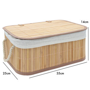1500x1500 Opbergmand Opberger Bamboe Mand met Deksel 01