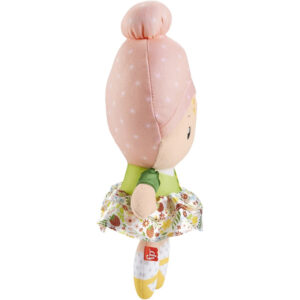 Fisher Price Knuffel en klingel Eerste Babypop met Regenboogbijtring 05