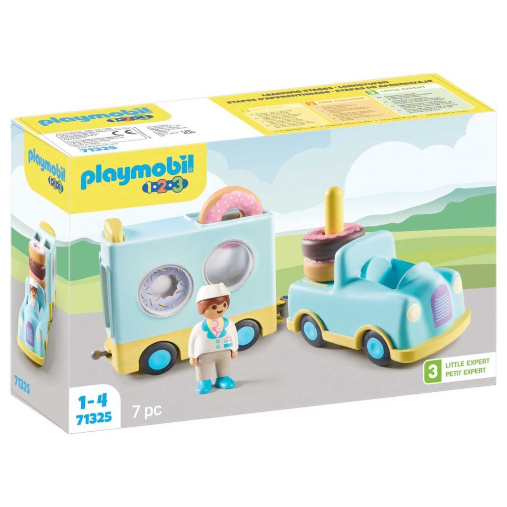 PLAYMOBIL 1.2.3 Donut truck 71325 01