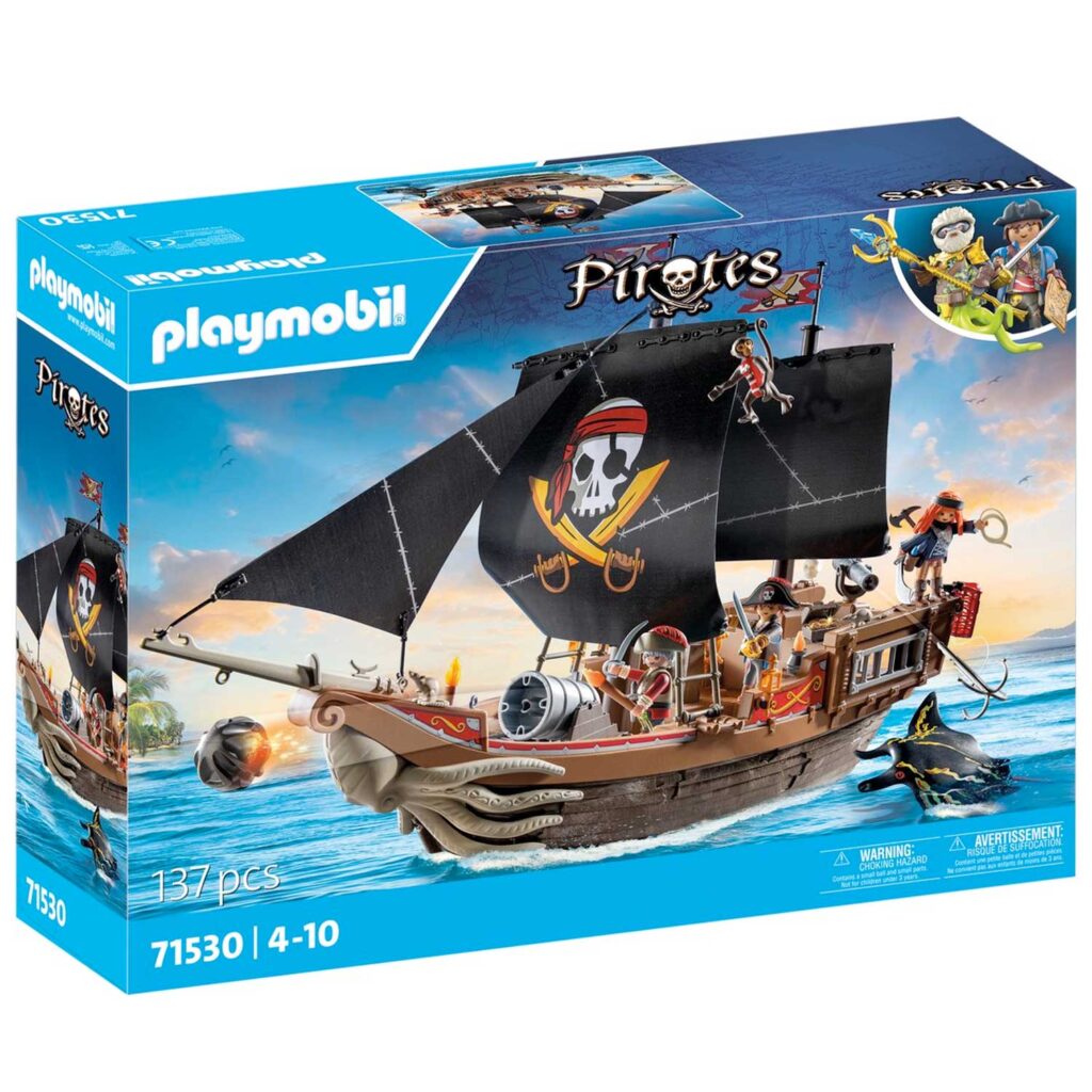 PLAYMOBIL Pirates Groot piratenschip 71530 01