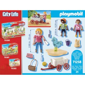PLAYMOBIL Starterpack Opvoeder met Bolderwagen 71258 06