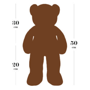 XL Donkerbruin Knuffel Beer Teddybeer 100cm Knuffels Pluche Beer 50cm Hoge kwaliteit Knuffeldier Teddybear Groot Knuffelbeer 03