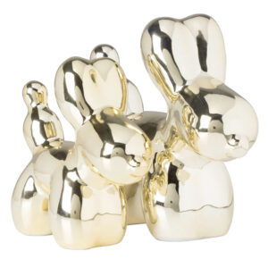 Ballon Hond Goudkleurig Balloon Art 02