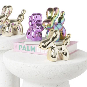 Ballon Hond Goudkleurig Balloon Art 03