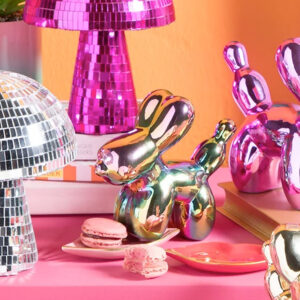 Ballon Hond Goudkleurig Balloon Art 04