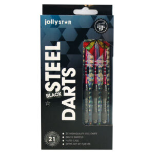 Jollystar Dartpijlen Set Black Staal 01