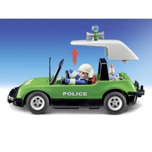 PLAYMOBIL Action Heroes 50 Year Anniversary Klassieke Politie auto 71591 07