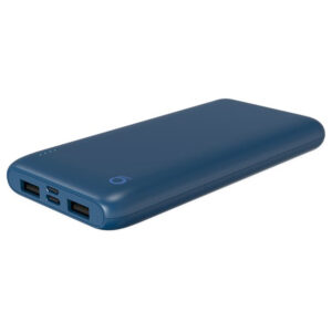 Qware Powerbank USB C USB A 10.000 mAh Geschikt voor Apple Iphone Samsung 3x Volledig Vol – Blauw 02