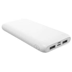 Qware Powerbank USB C USB A 10.000 mAh Geschikt voor Apple Iphone Samsung 3x Volledig Vol – Wit 06