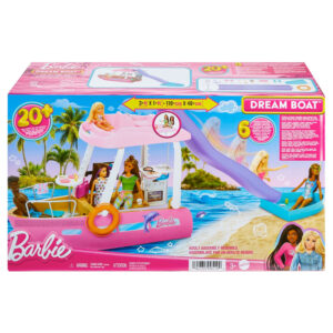 Barbie Droomboot Speelset met barbie meubels en glijbaan 05