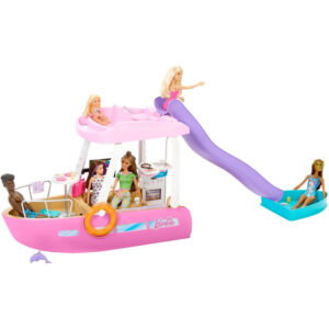 Barbie Droomboot Speelset met barbie meubels en glijbaan 07