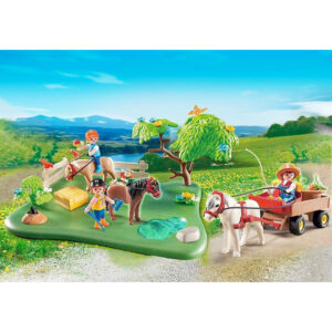 Jubileum Compact Set Ponyweide met hooiwagen 02