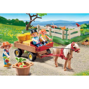 Jubileum Compact Set Ponyweide met hooiwagen 04