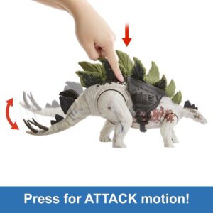 Jurassic World Dominion Dino Trackers Gigantische Tracker Stegosaurus Dinosaurus Speelgoed 09