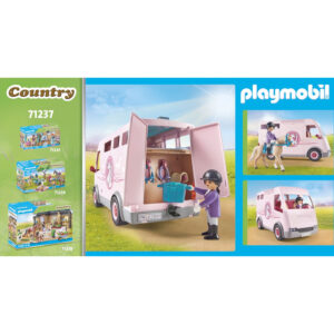 PLAYMOBIL Country Paardentransportwagen 71237 05